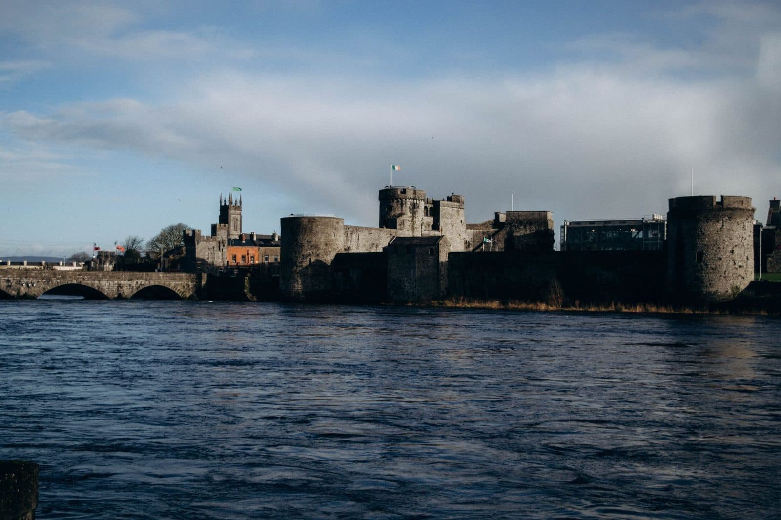King John's Castle on the River Shannon in Limerick